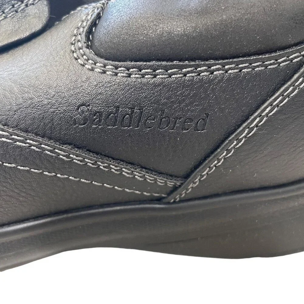 Saddlebred Tallon‎ Black Loafers 10M Slip-On Dress Shoes Comfort Casual Office
